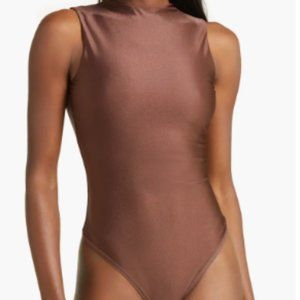 SKIMS Disco Sleeveless Mock Neck Bodysuit